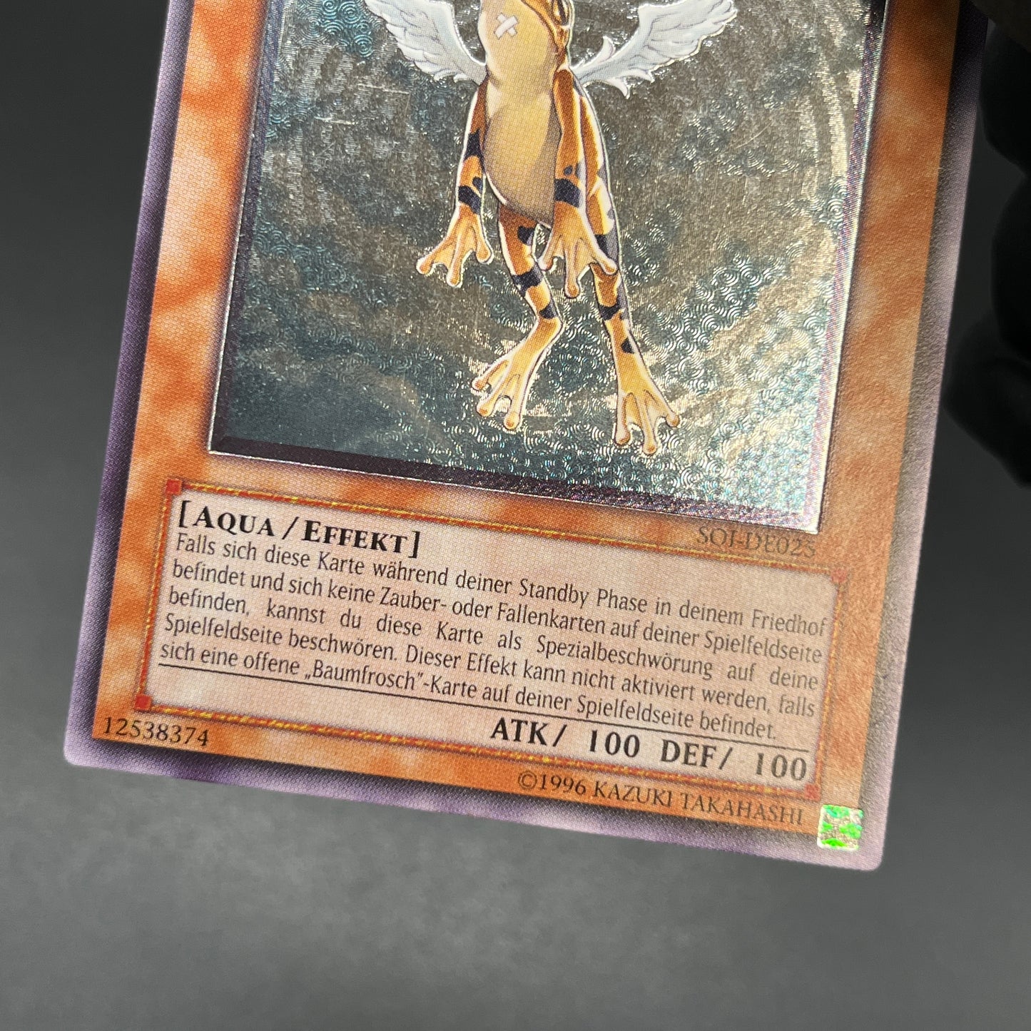 遊戯王　黄泉ガエル/レリーフ/ドイツ語/EU版