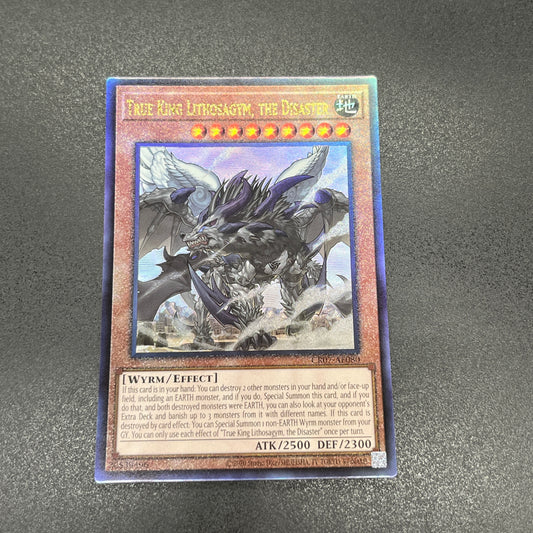 遊戯王　真竜皇リトスアジムＤ/レリーフ/英語/泰亜版