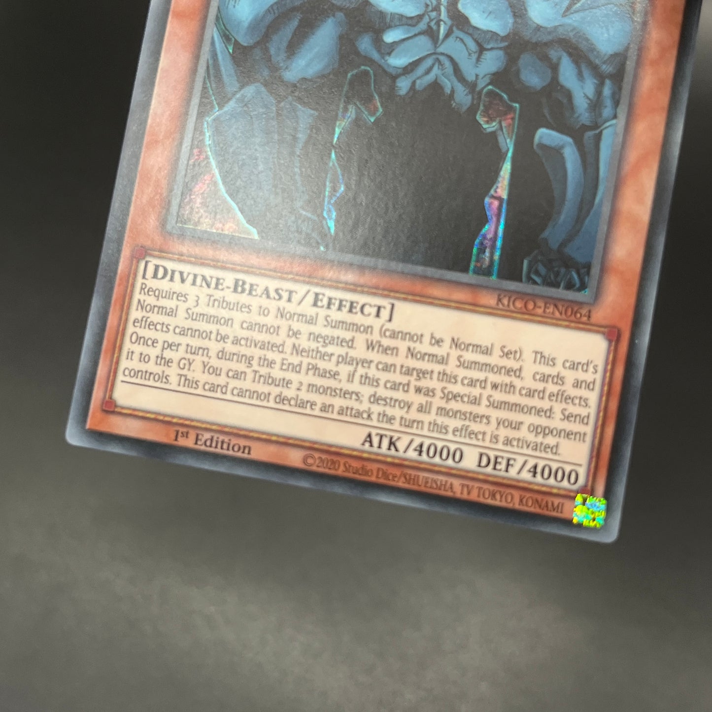 遊戯王　オベリスクの巨神兵/ファラオズウルトラ/英語/1st/EU版