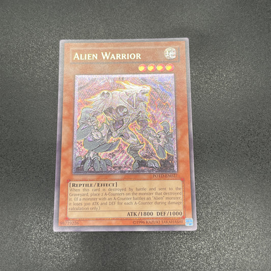 遊戯王　エーリアン・ウォリアー/レリーフ/英語/北米版