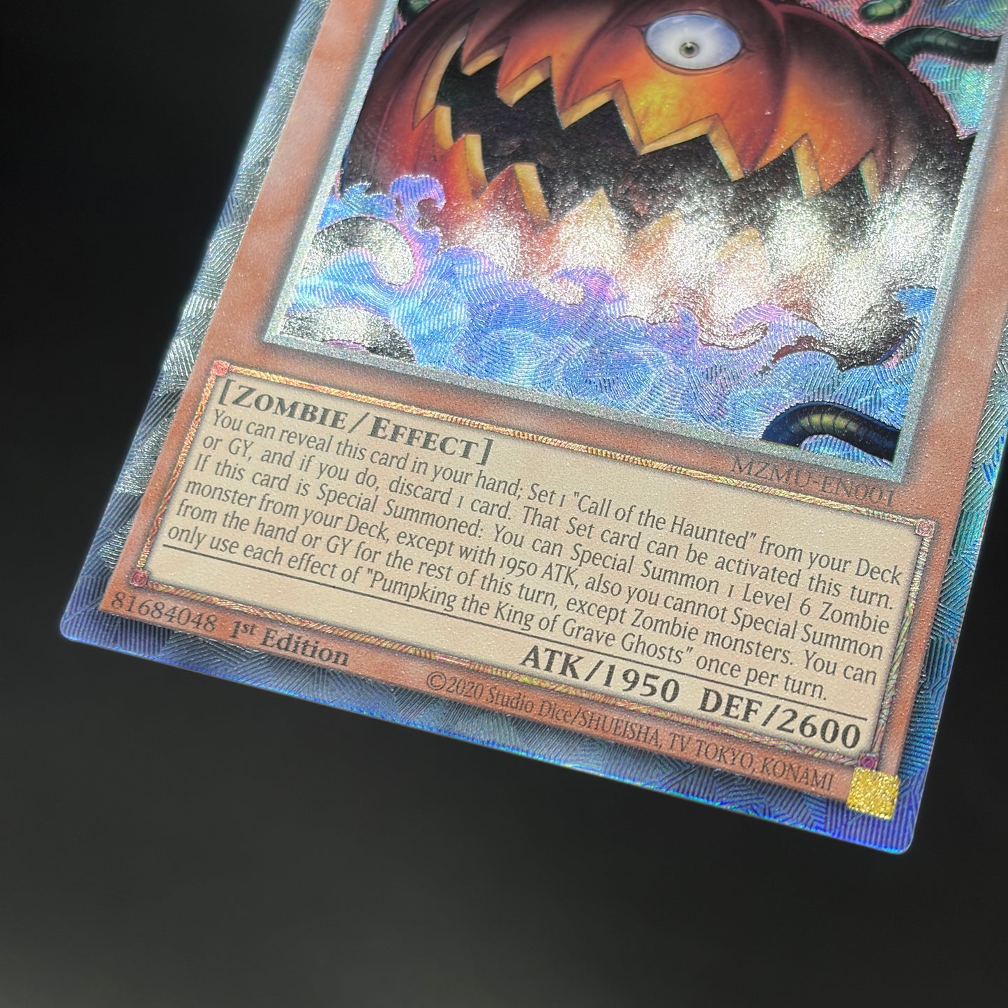 遊戯王　Pumpking the King of Grave Ghosts/コレクターズ/英語/1st/EU版