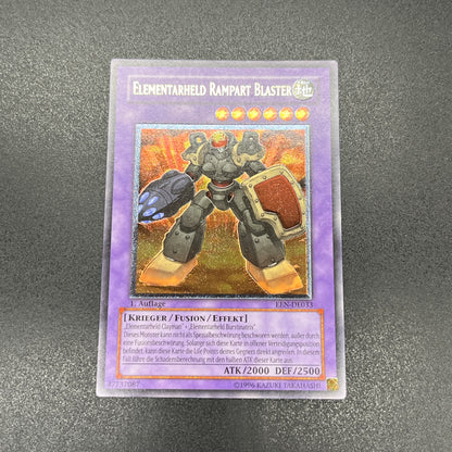 遊戯王　Ｅ・ＨＥＲＯ ランパートガンナー/レリーフ/ドイツ/EU版