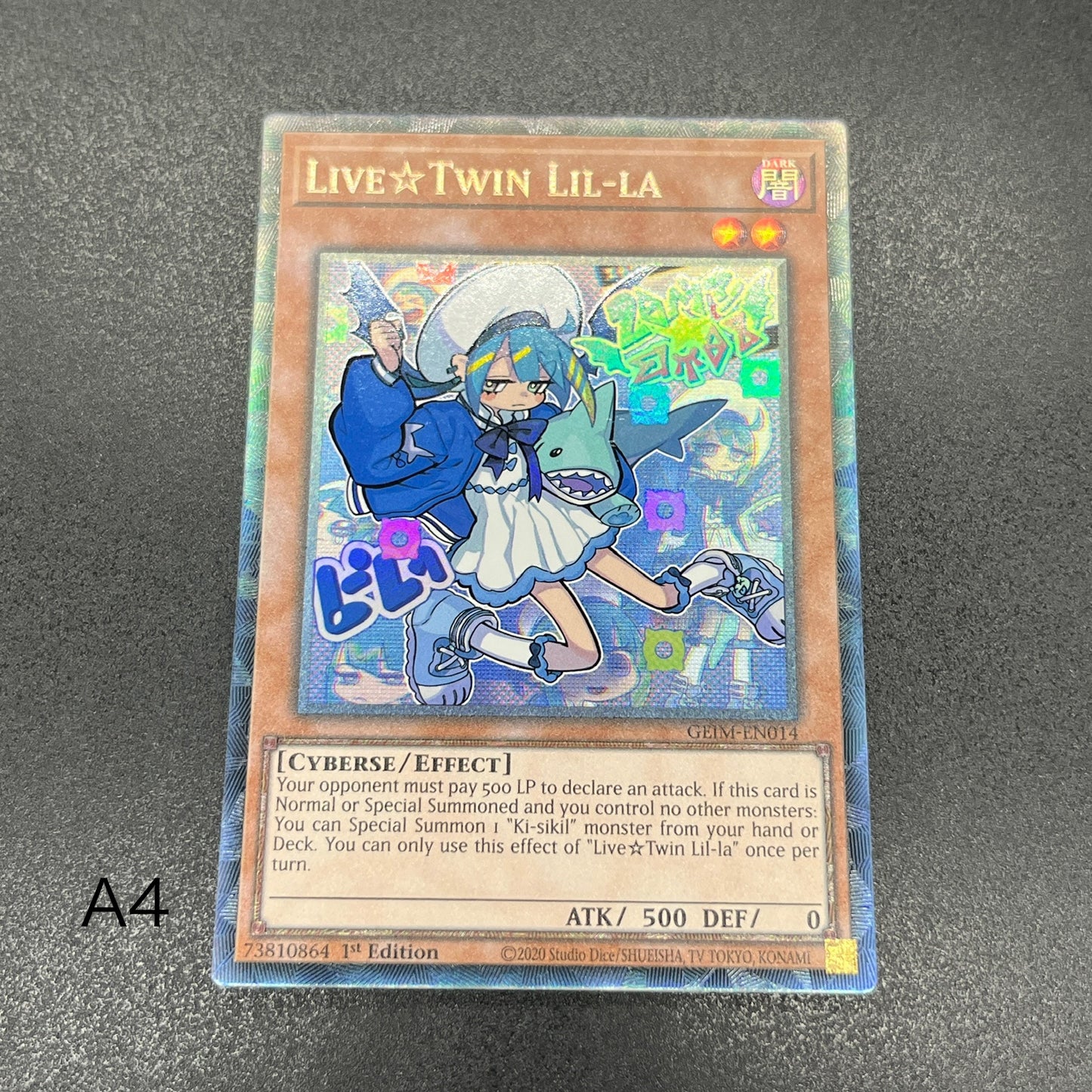 遊戯王　Ｌｉｖｅ☆Ｔｗｉｎ リィラ/コレクターズレア/英語/1st/EU版