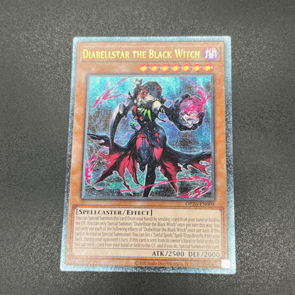 遊戯王　黒魔女ディアベルスター/レリーフ/英語/EU版