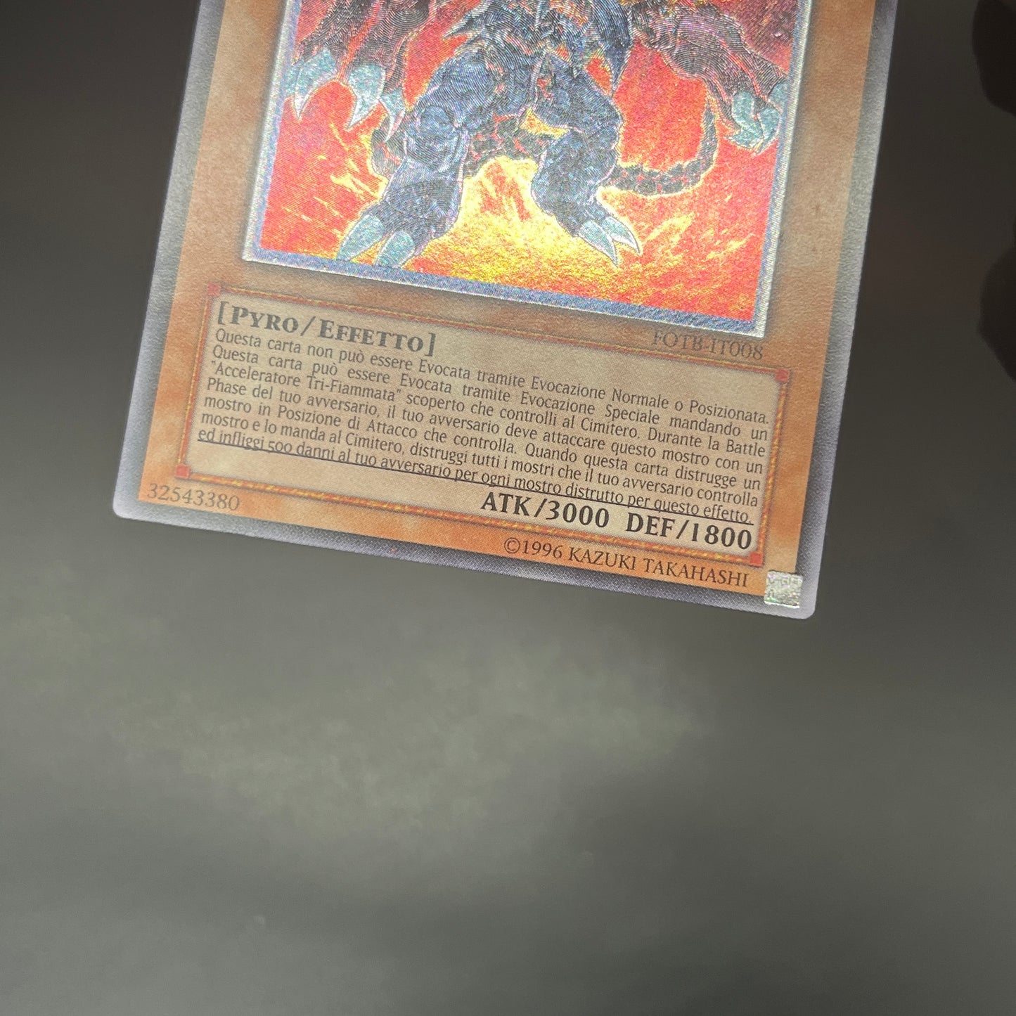 遊戯王　ヴォルカニック・デビル/レリーフ/イタリア/EU