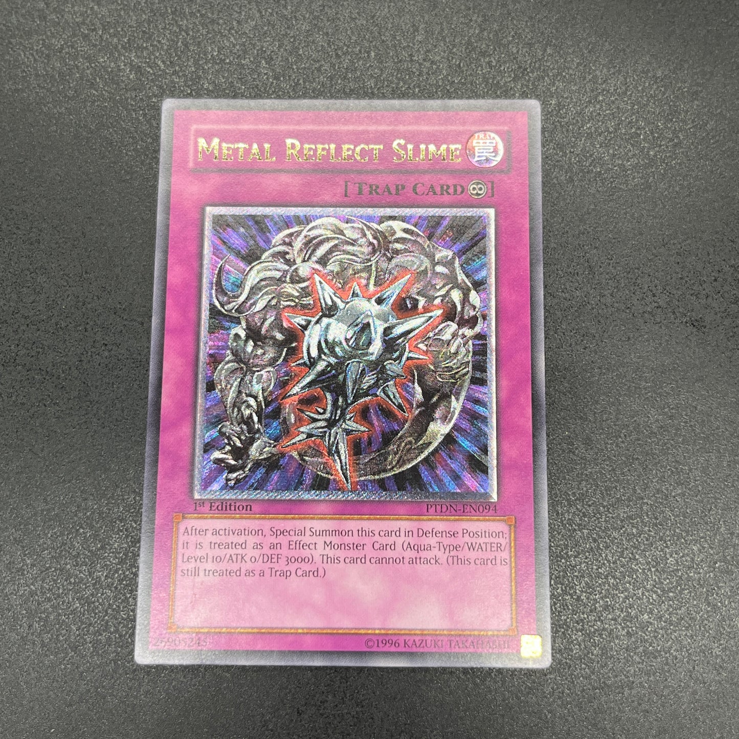 遊戯王　メタル・リフレクト・スライム/レリーフ/英語/1st/EU版