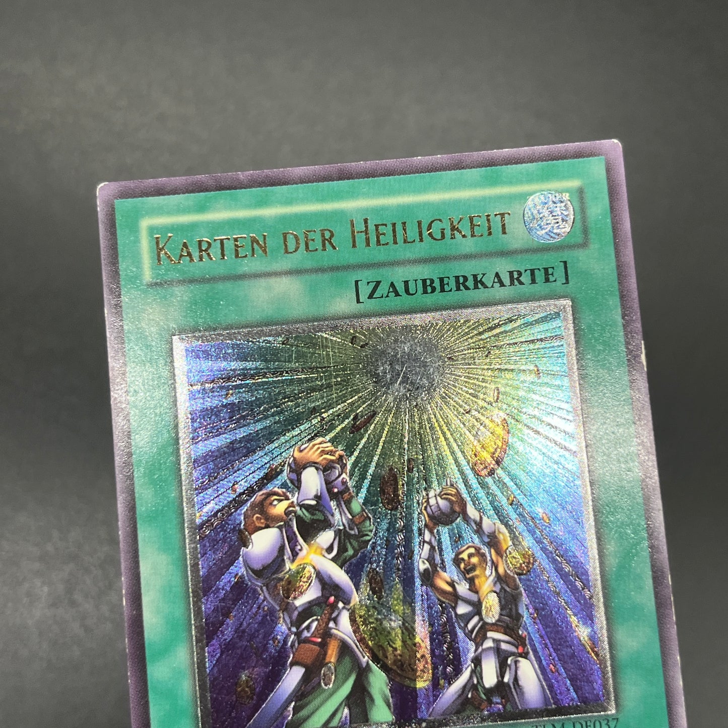 遊戯王　天よりの宝札/レリーフ/ドイツ語/1st/EU版