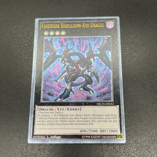 遊戯王　ダーク・リベリオン・エクシーズ・ドラゴン/レリーフ/ドイツ/1st/EU版