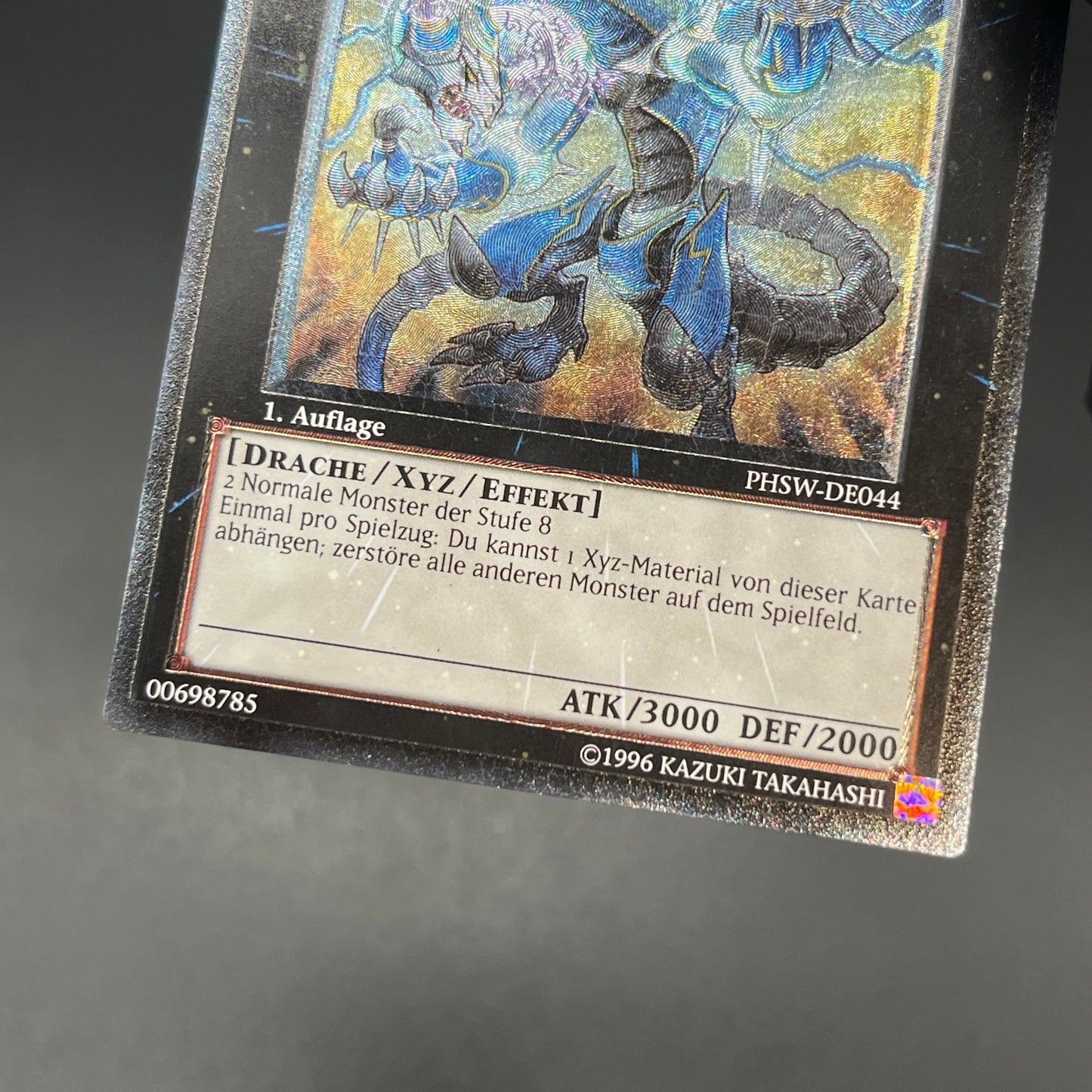 遊戯王　サンダー・エンド・ドラゴン/レリーフ/ドイツ/1st/EU版