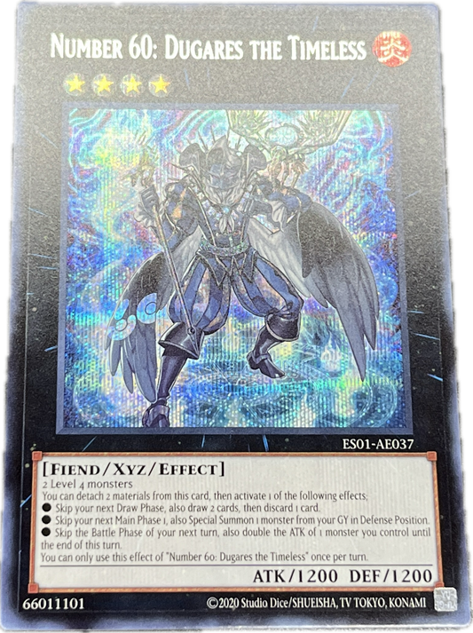 遊戯王　Ｎｏ.６０ 刻不知のデュガレス/シークレット/英語/泰亜版