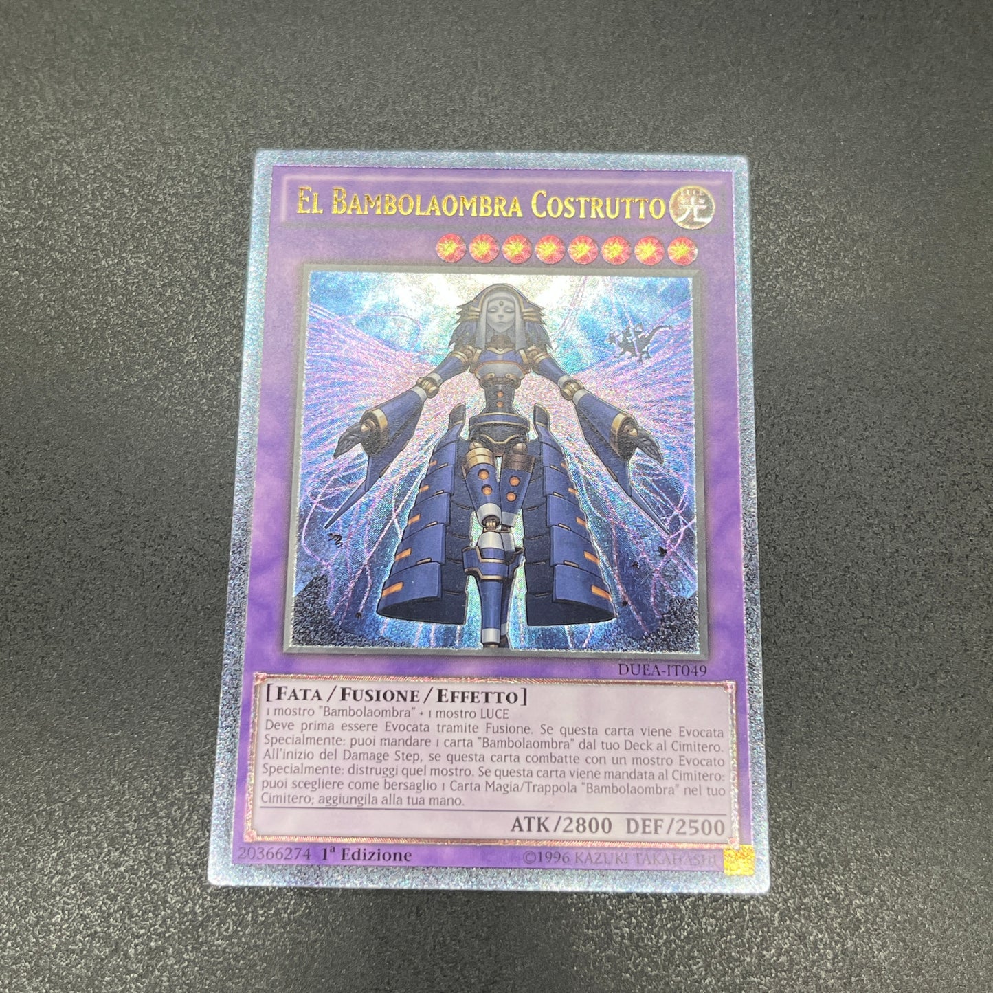 遊戯王　エルシャドール・ネフィリム/レリーフ/イタリア語/1st/EU版