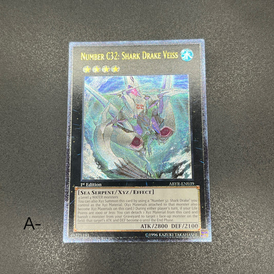 遊戯王　ＣＮｏ.３２ 海咬龍シャーク・ドレイク・バイス/レリーフ/英語/1st/北米版