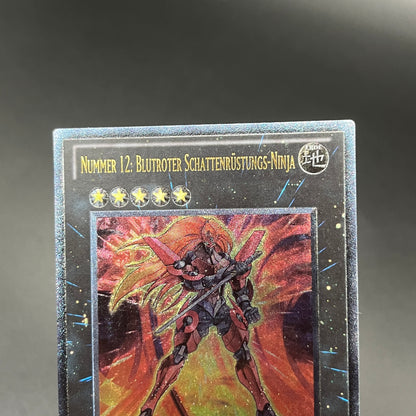 遊戯王　Ｎｏ.１２ 機甲忍者クリムゾン・シャドー/レリーフ/ドイツ/1st/EU版