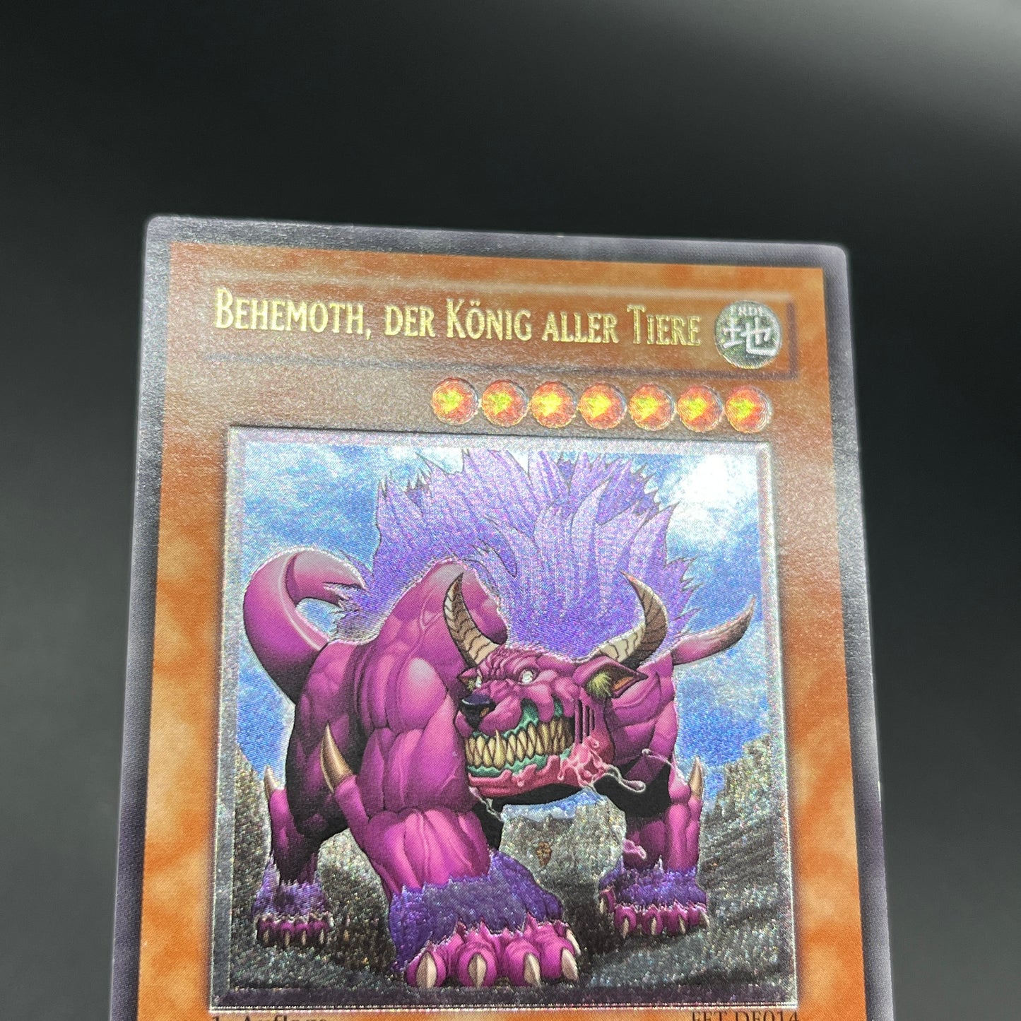 遊戯王　百獣王 ベヒーモス/レリーフ/ドイツ/1st