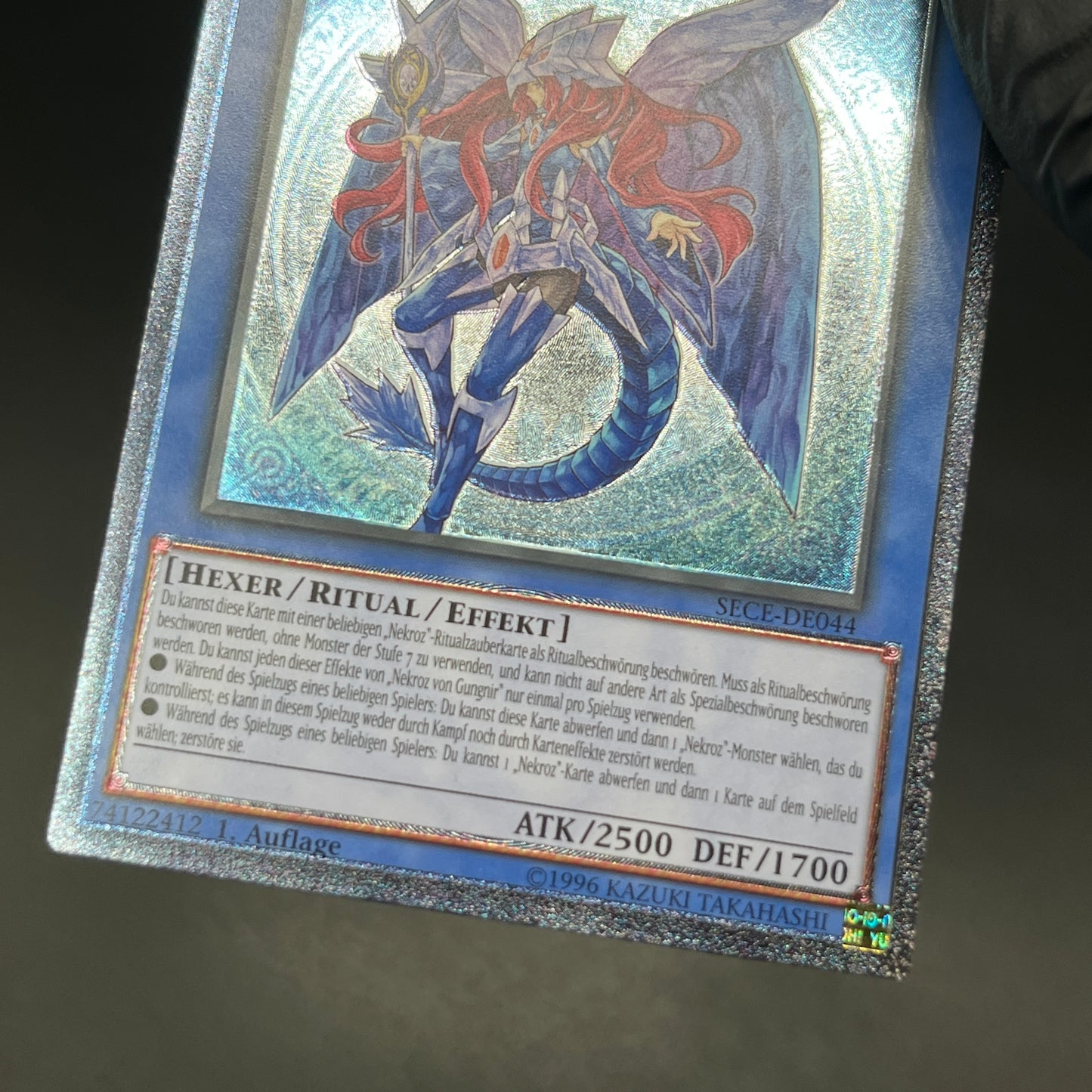 遊戯王　グングニールの影霊衣/レリーフ/ドイツ語/1st/EU版