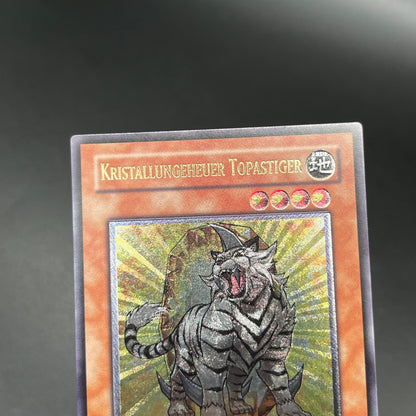 遊戯王　宝玉獣 トパーズ・タイガー/レリーフ/ドイツ語/EU版