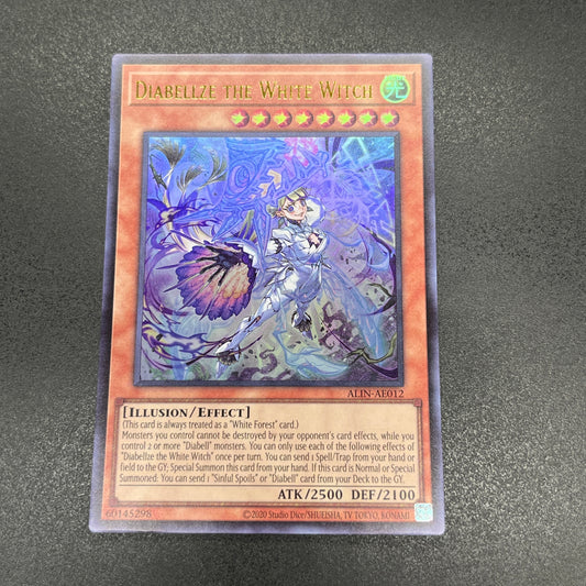 遊戯王　白魔女ディアベルゼ/ウルトラ/英語/泰亜版