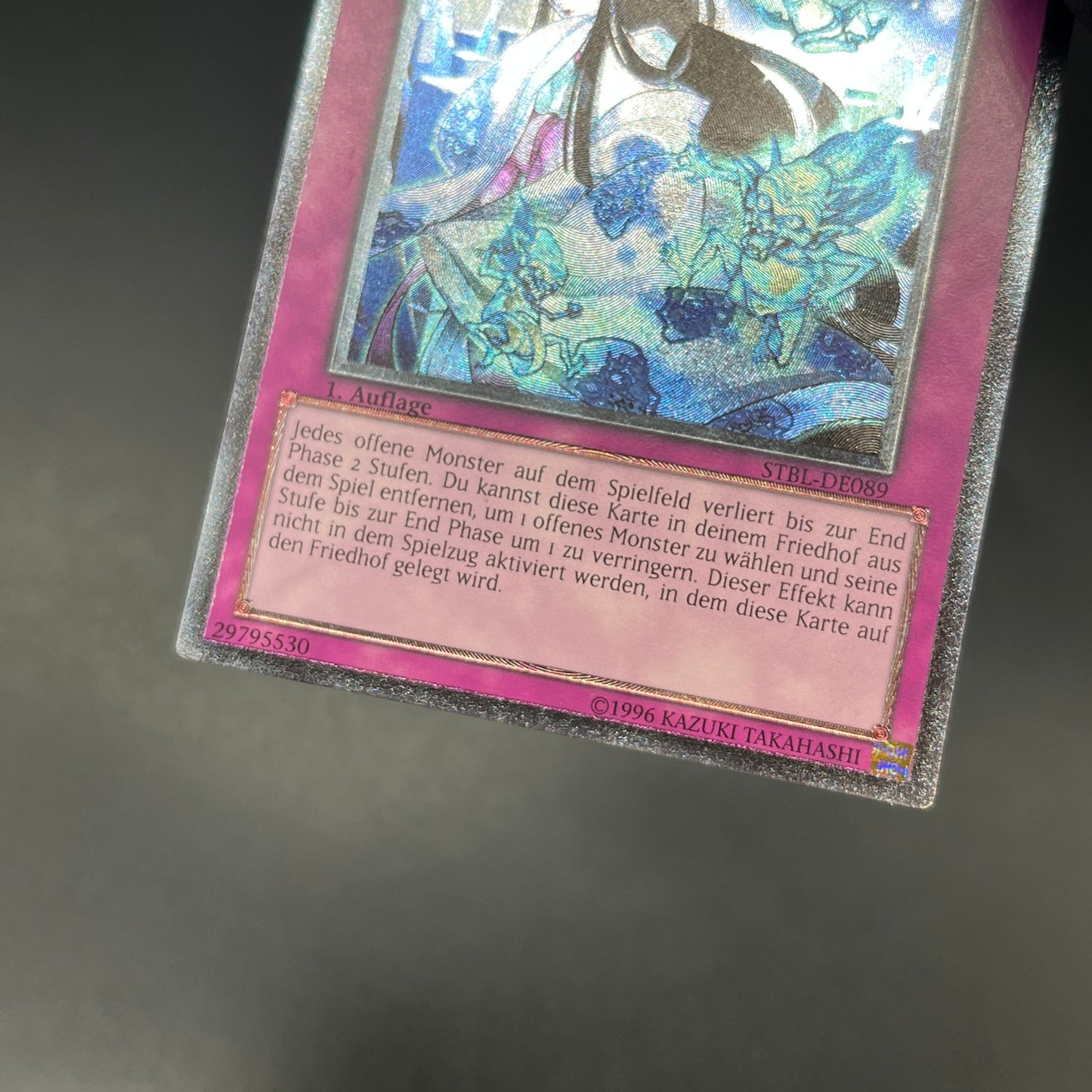 遊戯王　妖怪のいたずら/レリーフ/ドイツ語/1st/EU版