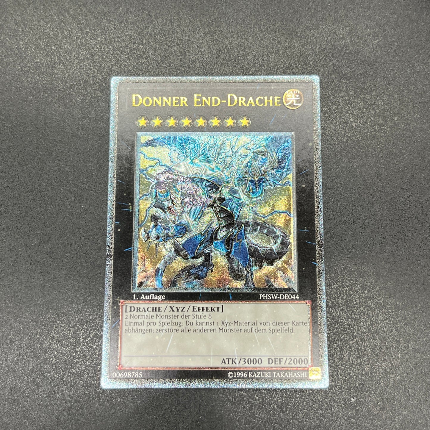 遊戯王　サンダー・エンド・ドラゴン/レリーフ/ドイツ/1st/EU版