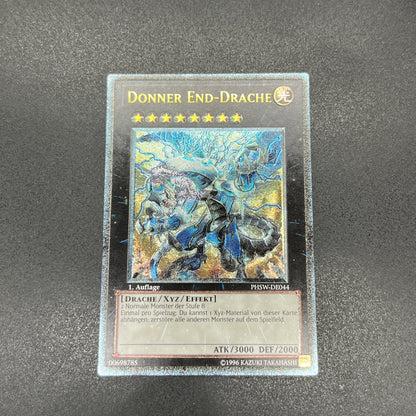 遊戯王　サンダー・エンド・ドラゴン/レリーフ/ドイツ/1st/EU版