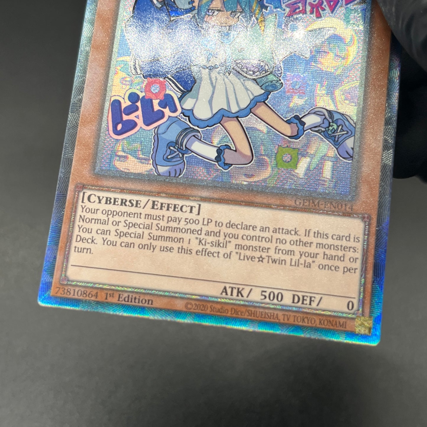 遊戯王　Ｌｉｖｅ☆Ｔｗｉｎ リィラ/コレクターズレア/英語/1st/EU版