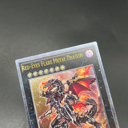 遊戯王　真紅眼の鋼炎竜/レリーフ/英語/1st/EU版