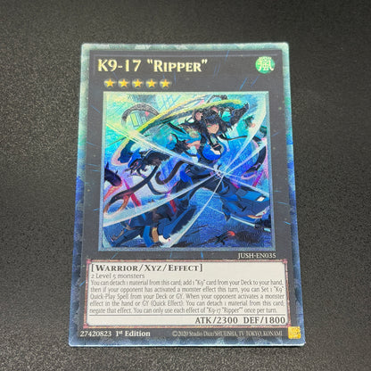 遊戯王　Ｋ９－１７号 “Ｒｉｐｐｅｒ”/コレクターズ/英語/EU版