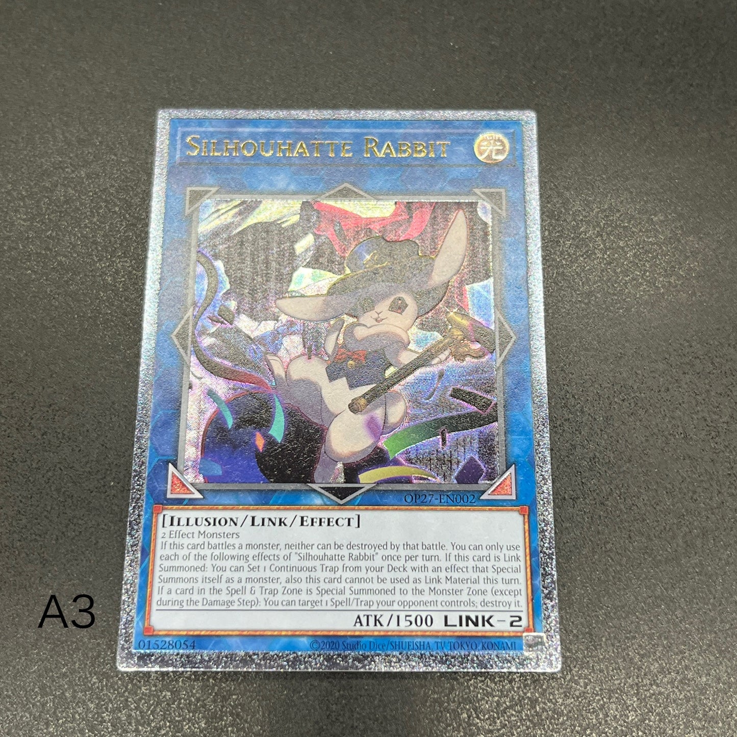 遊戯王　影法師トップハットヘア/レリーフ/英語/EU版