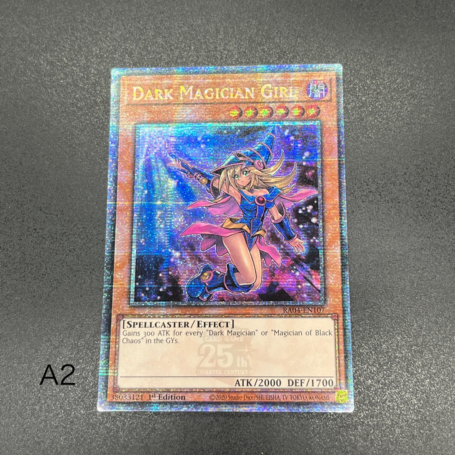 遊戯王　ブラック・マジシャン・ガール/クオシク/英語/1st/EU版