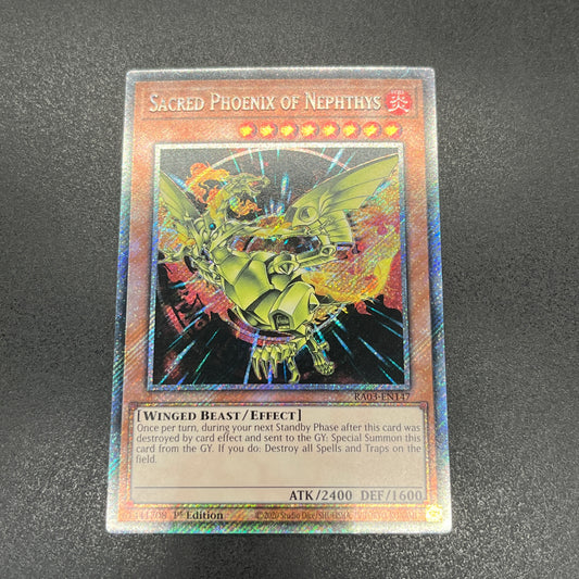 遊戯王　ネフティスの鳳凰神/プラチナ/英語/1st/EU