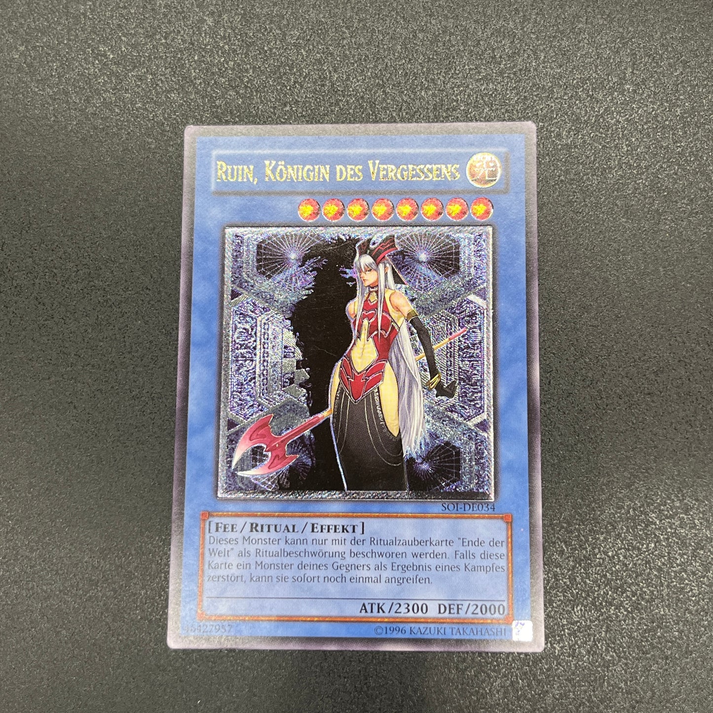 遊戯王　破滅の女神ルイン/レリーフ/ドイツ語/EU版