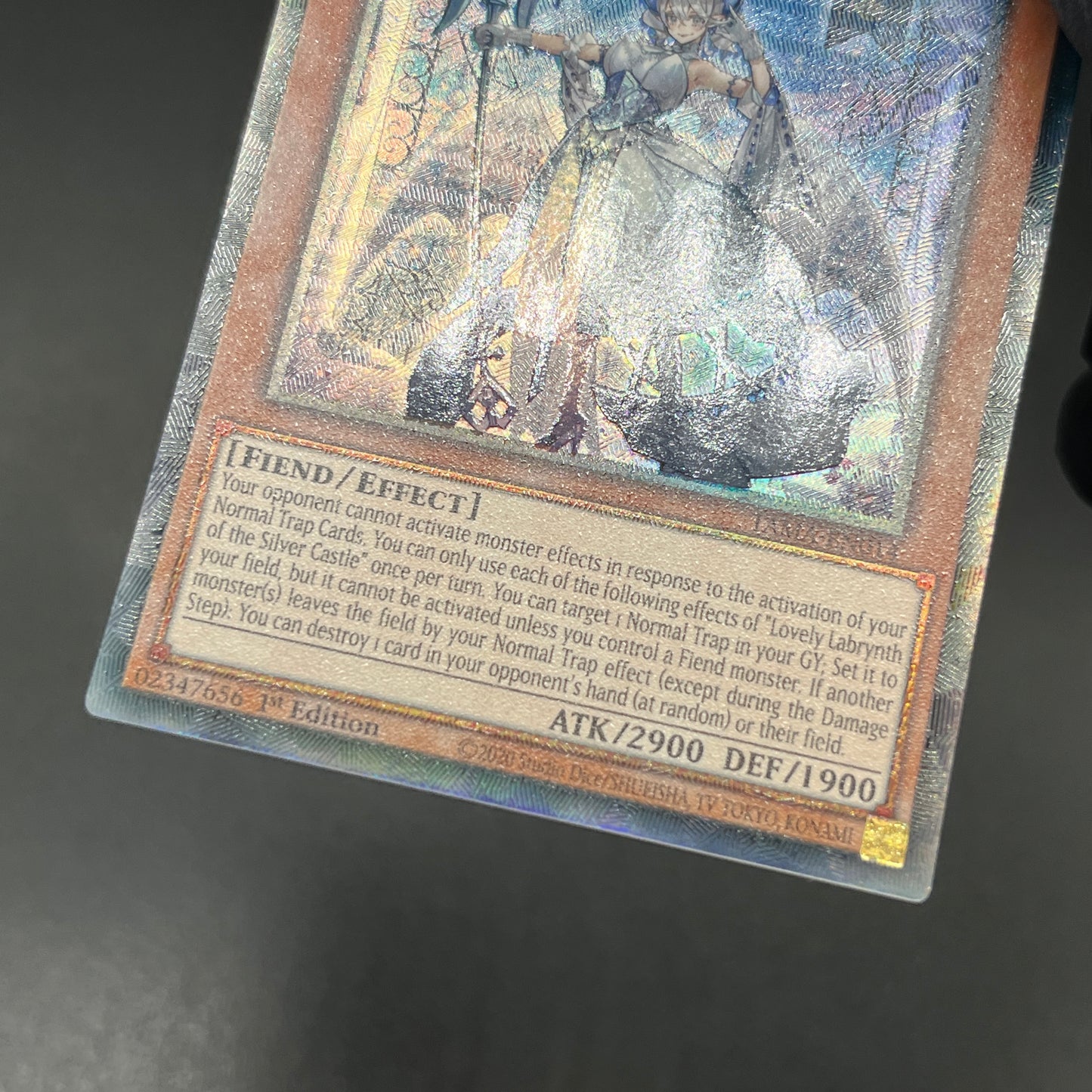 遊戯王　白銀の城のラビュリンス/コレクターズレア/英語/1st/EU版