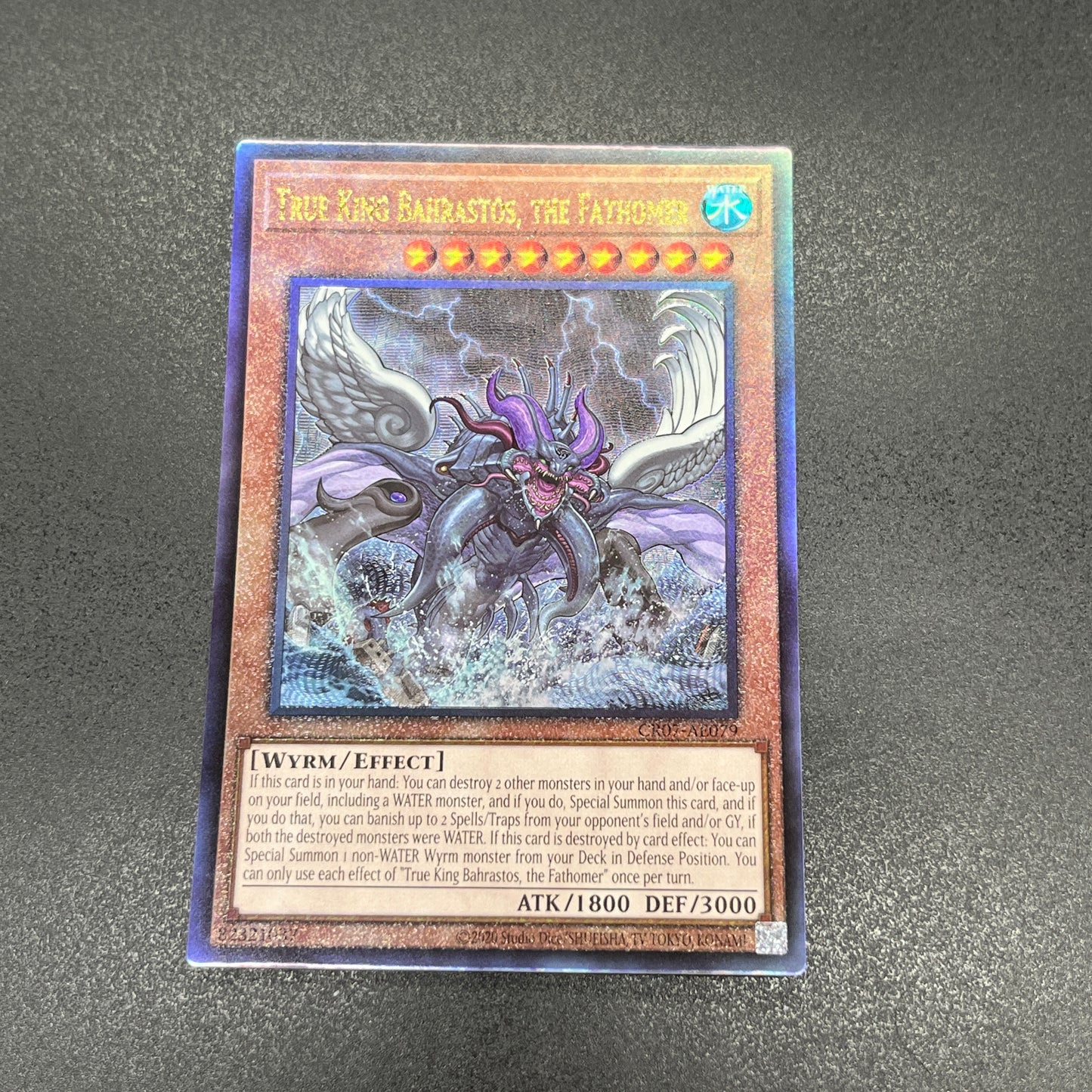 遊戯王　真竜皇バハルストスＦ/レリーフ/英語/泰亜版