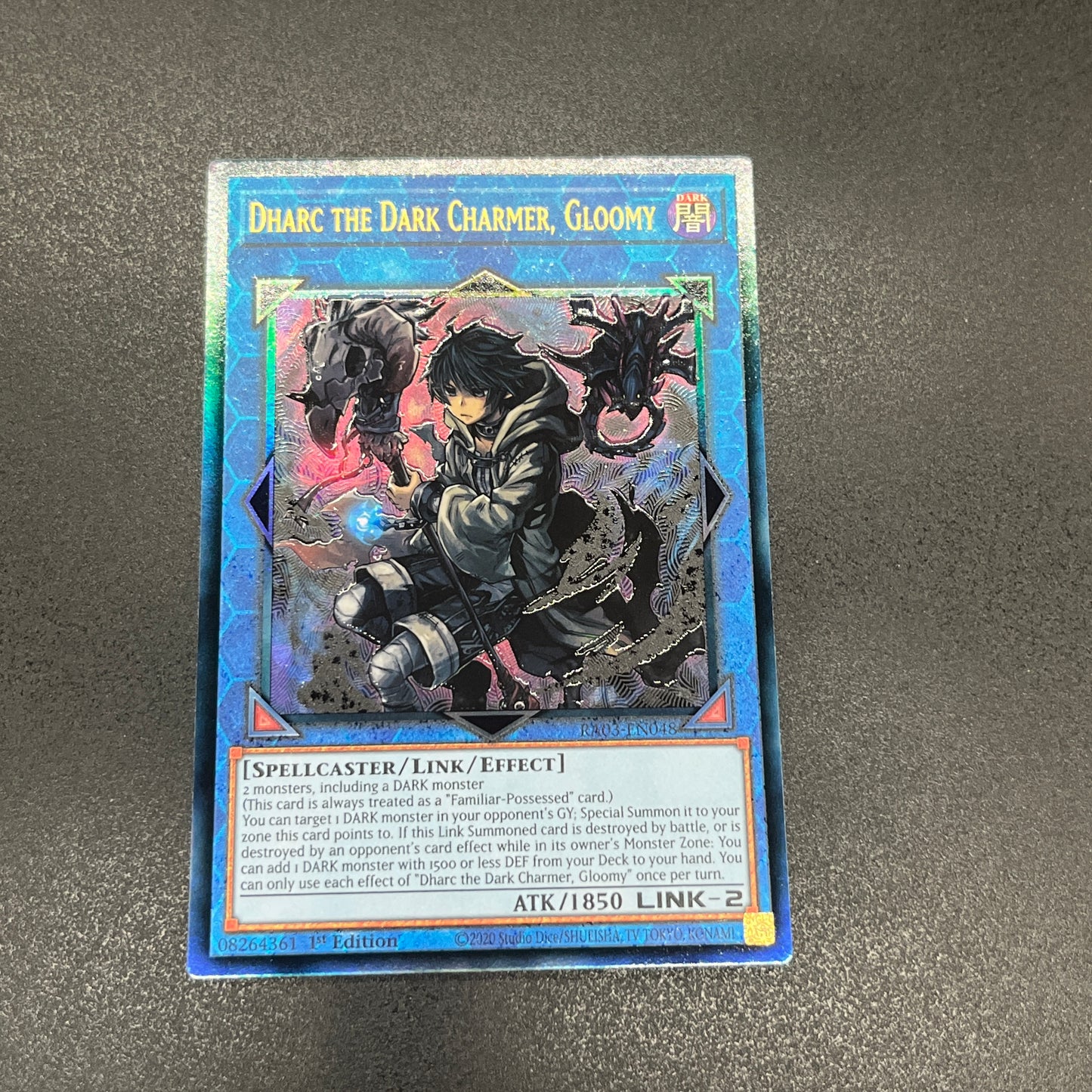 遊戯王　暗影の闇霊使いダルク/レリーフ/英語/1st/EU版