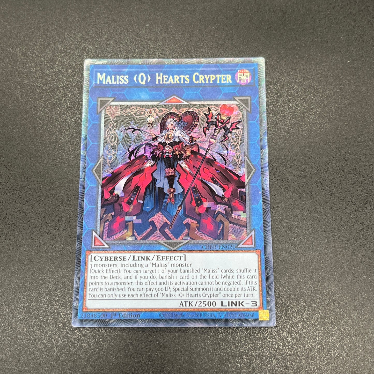 遊戯王　Ｍ∀ＬＩＣＥ＜Ｑ＞ＨＥＡＲＴＳ ＯＦ ＣＲＹＰＴＥＲ/コレクターズ/英語/1st/EU