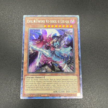 遊戯王　Ｅｖｉｌ★Ｔｗｉｎｓ キスキル・リィラ/コレクターズ/英語/1st/EU版