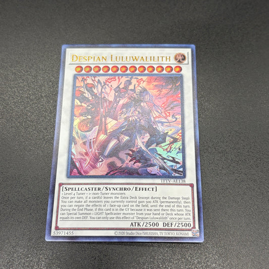 遊戯王　赫聖の妖騎士/ウルトラ/英語/泰亜版
