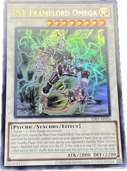 遊戯王　ＰＳＹフレームロード・Ω/ウルトラ/英語/泰亜版