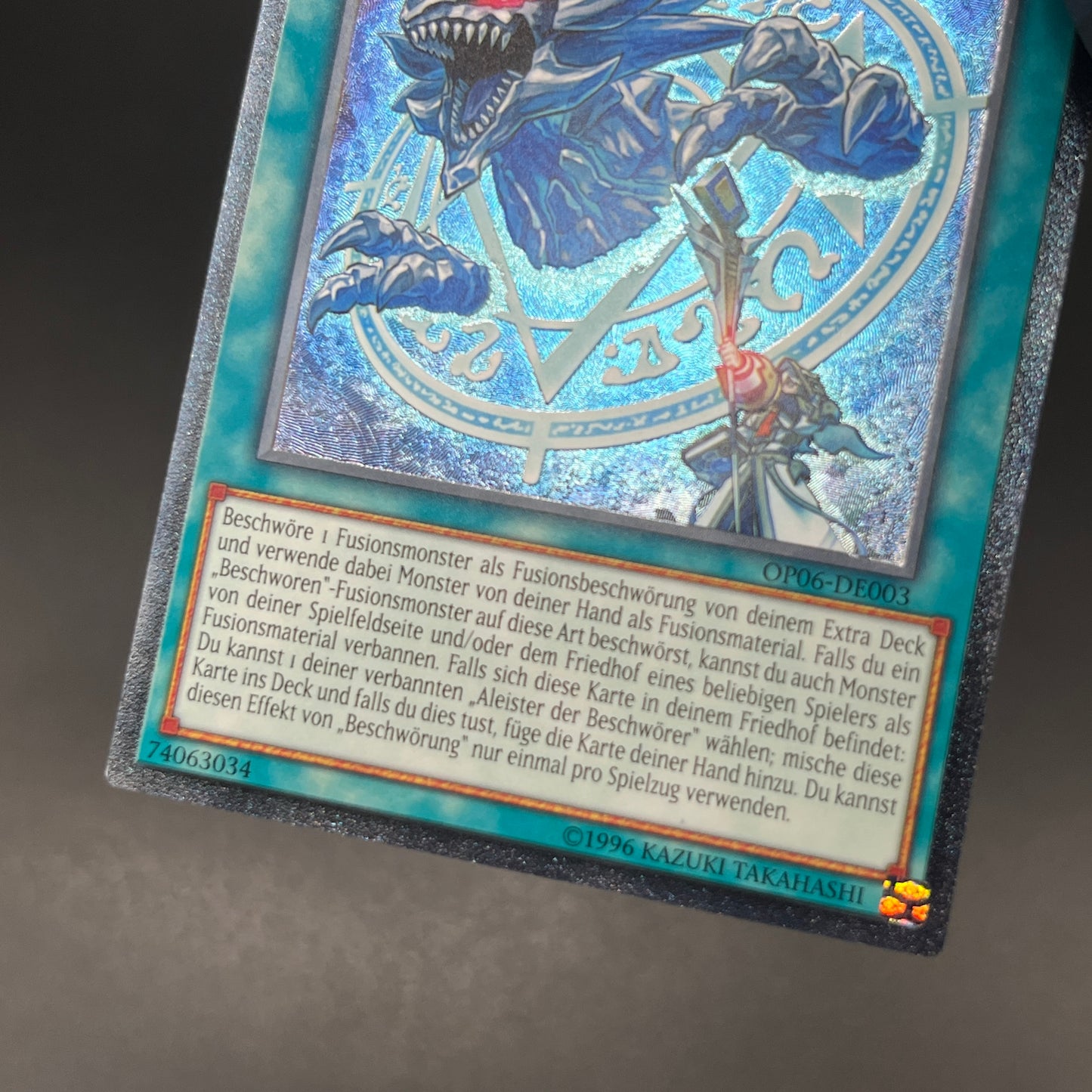 遊戯王　召喚魔術/レリーフ/ドイツ/EU版