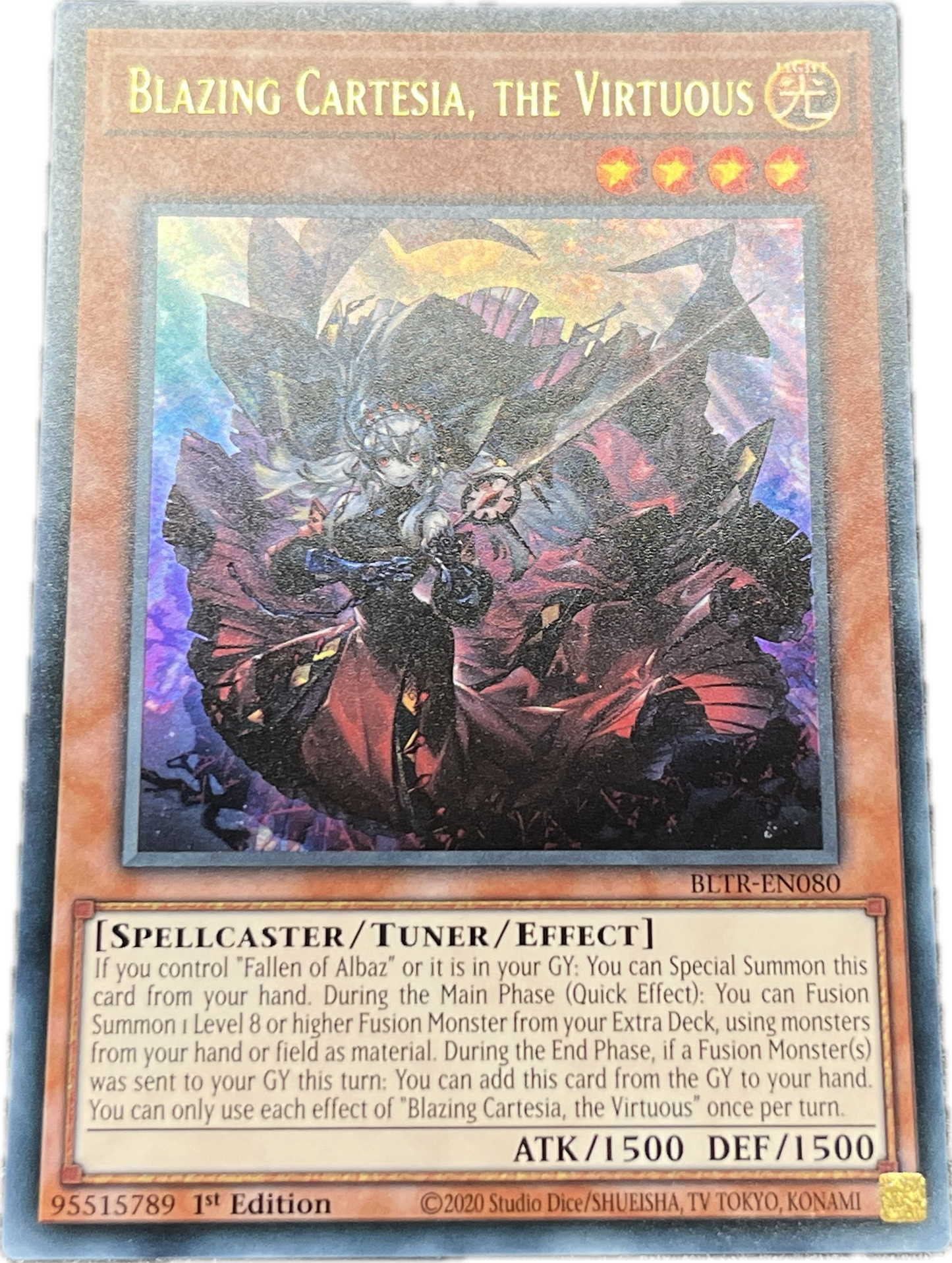 遊戯王　赫の聖女カルテシア/ウルトラ/英語/1st