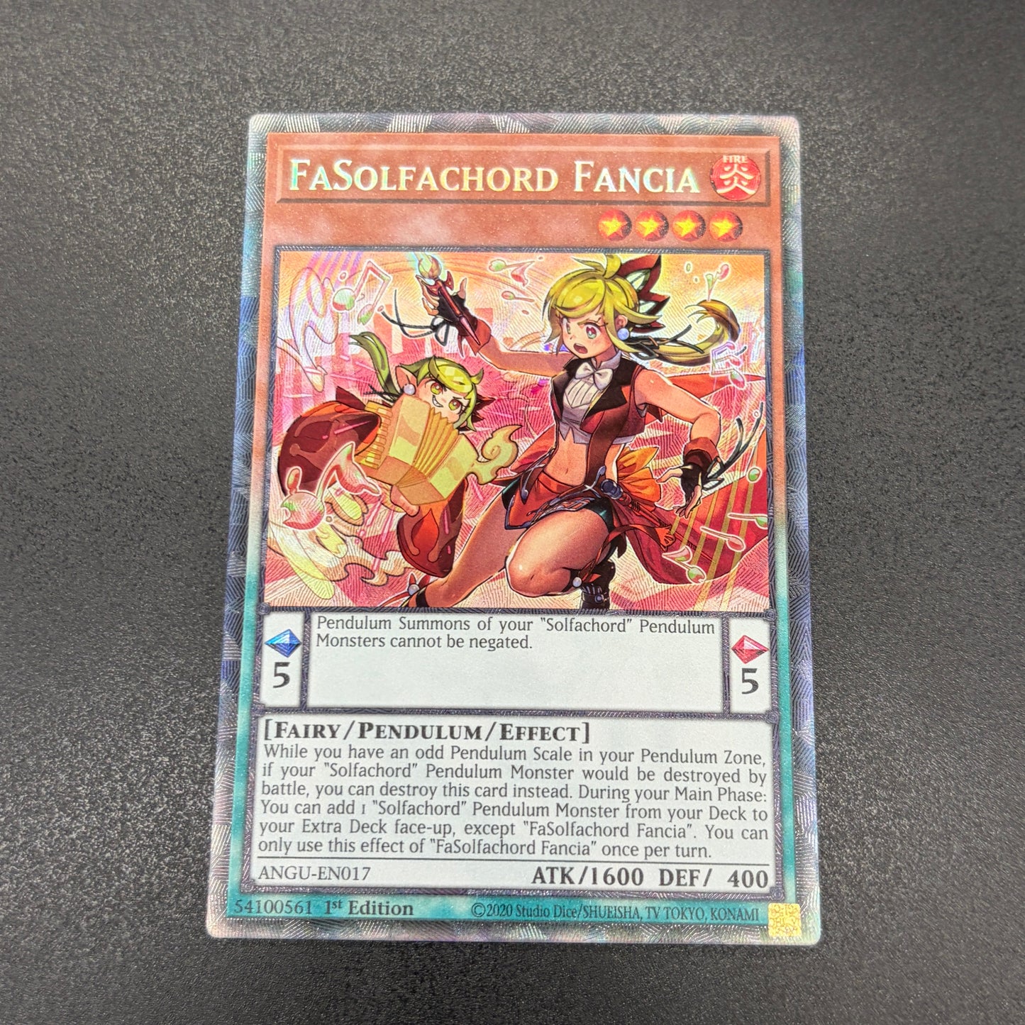 遊戯王　ファドレミコード・ファンシア/コレクターズ/英語/1st/EU版