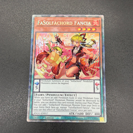 遊戯王　ファドレミコード・ファンシア/コレクターズ/英語/1st/EU版