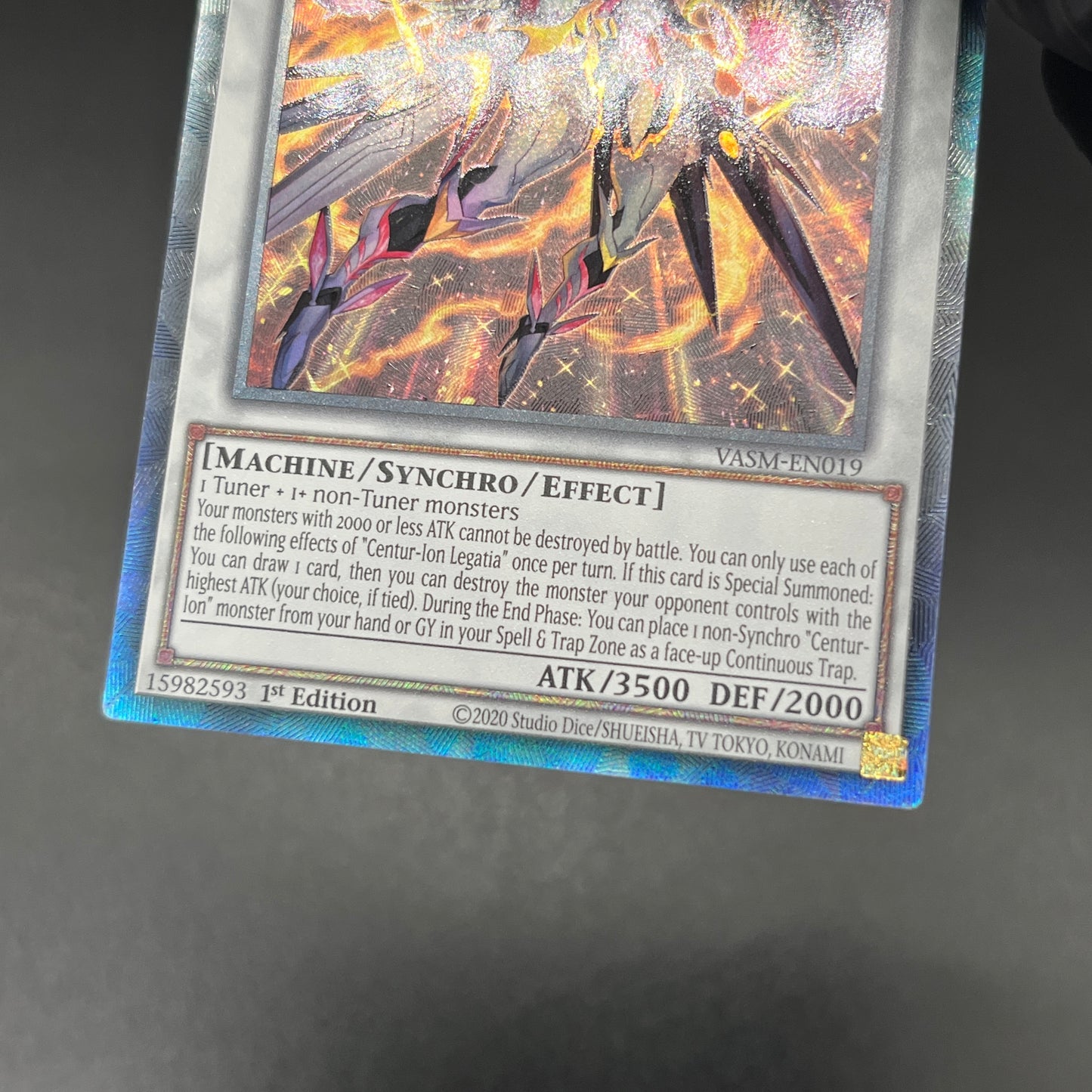 遊戯王　騎士皇レガーティア/コレクターズ/英語/1st/EU版