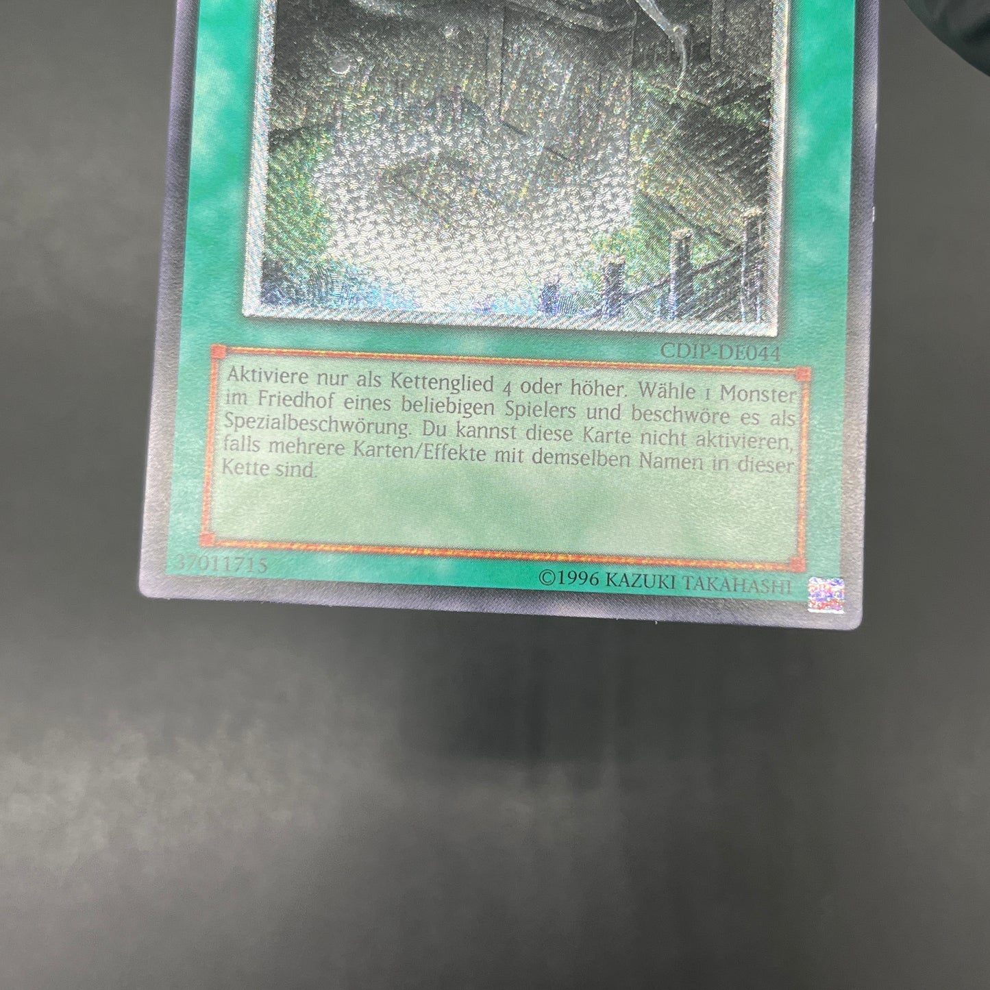 遊戯王　奇跡の蘇生/レリーフ/ドイツ語/EU版