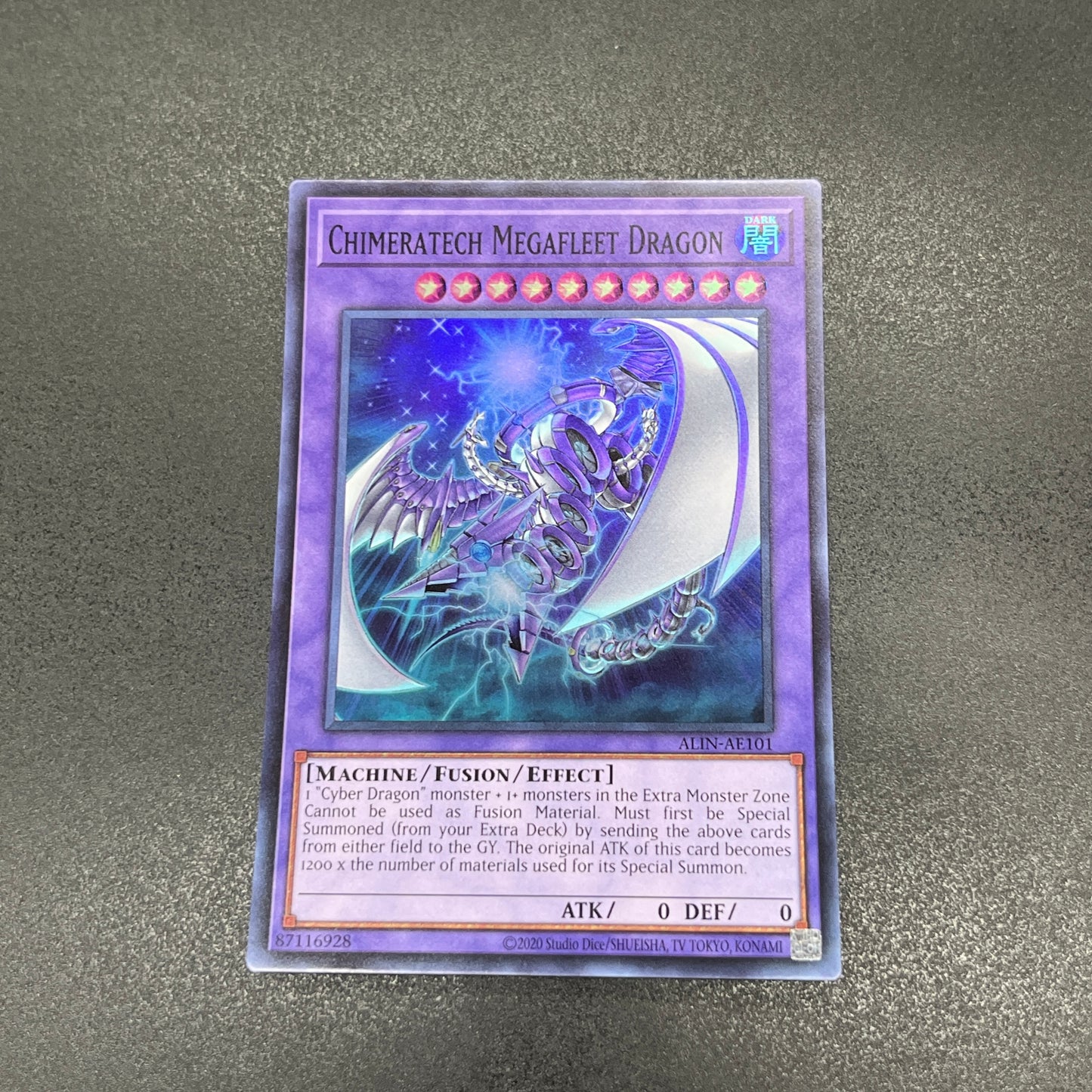 遊戯王　キメラテック・メガフリート・ドラゴン/スーパー/英語/泰亜版