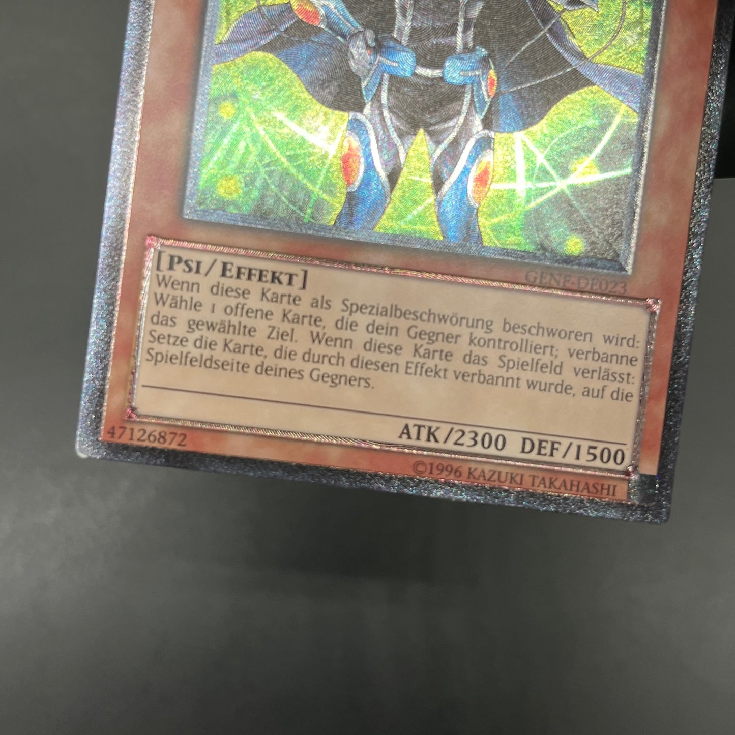 遊戯王　スペースタイムポリス/レリーフ/ドイツ語/1st/EU版