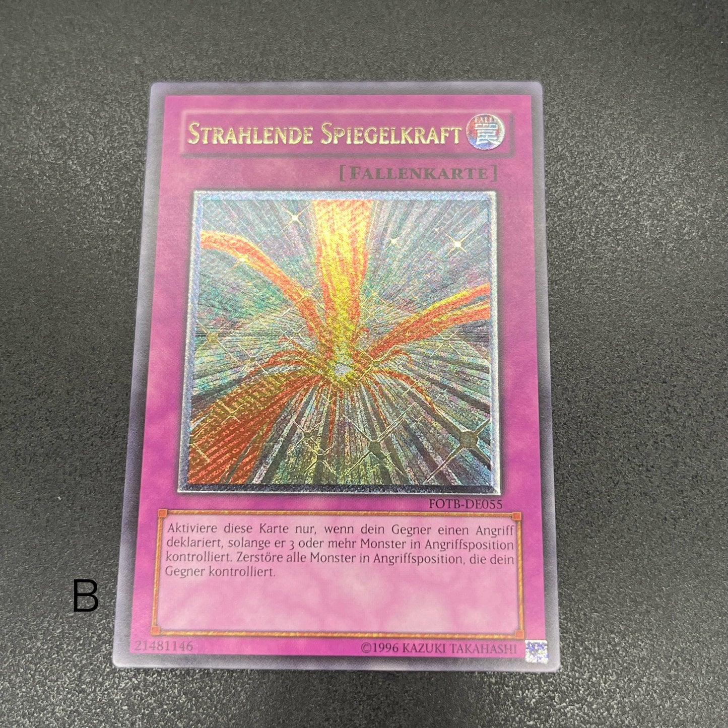 遊戯王　閃光のバリア －シャイニング・フォース－/レリーフ/ドイツ/EU版