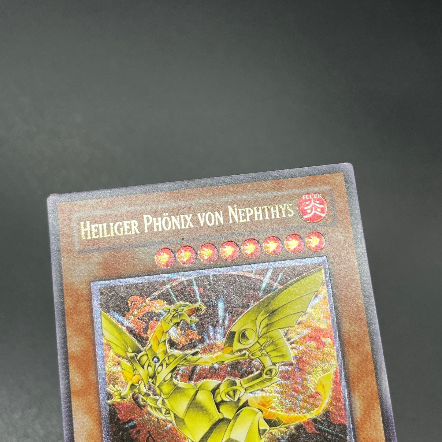 遊戯王　ネフティスの鳳凰神/レリーフ/ドイツ/EU版