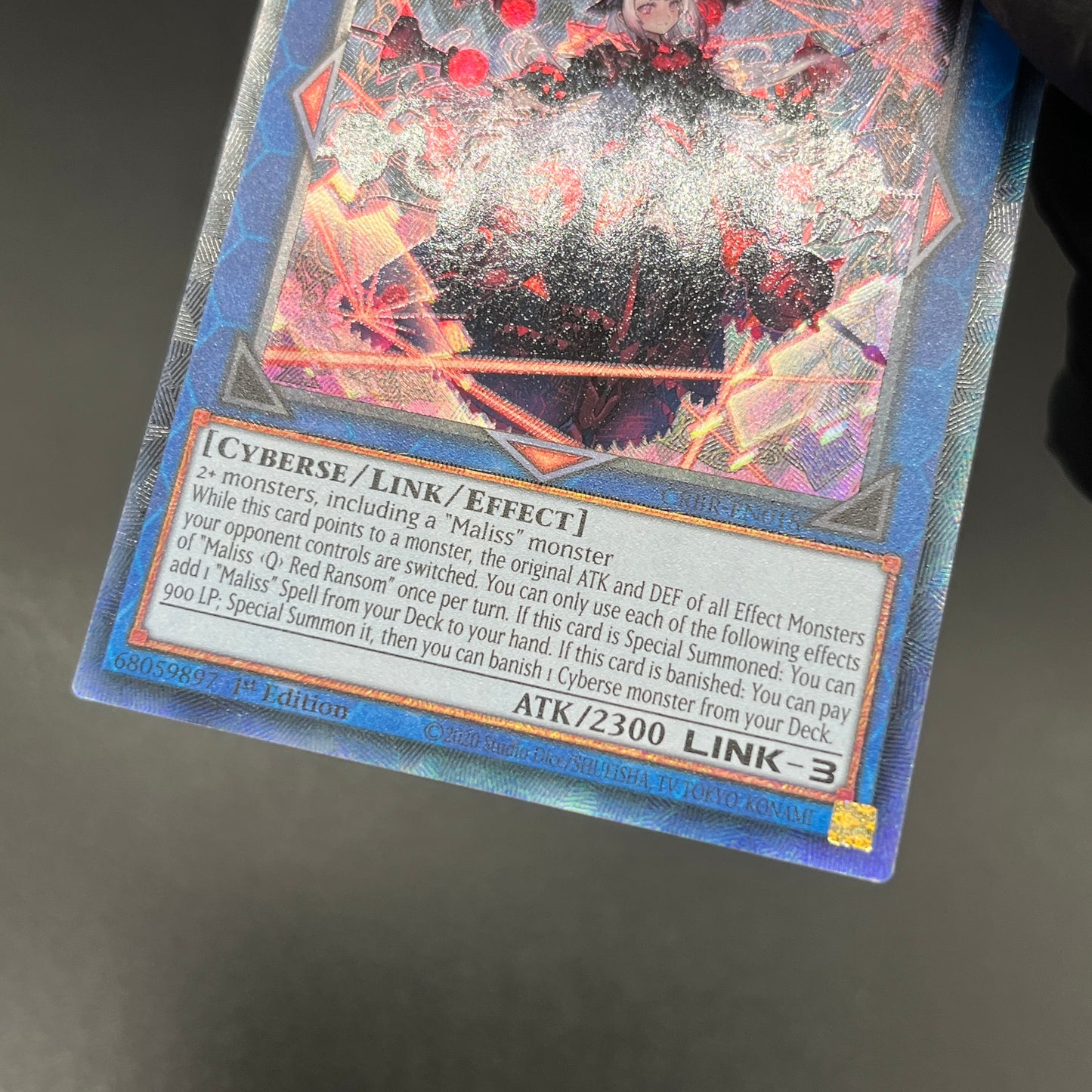 遊戯王　Ｍ∀ＬＩＣＥ＜Ｑ＞ＲＥＤ ＲＡＮＳＯＭ/コレクターズ/英語/1st/EU版