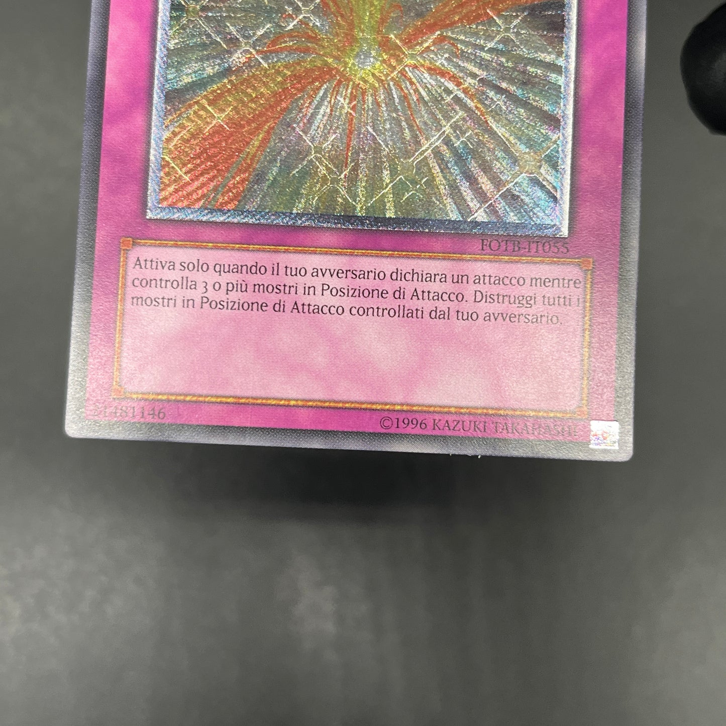 遊戯王　閃光のバリア －シャイニング・フォース－/レリーフ/イタリア/EU版